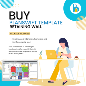 PLANSWIFT TEMPLATE FOR RETAINING WALL